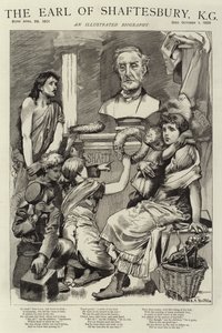 De graaf van Shaftesbury, KG door William Edward Frank Britten